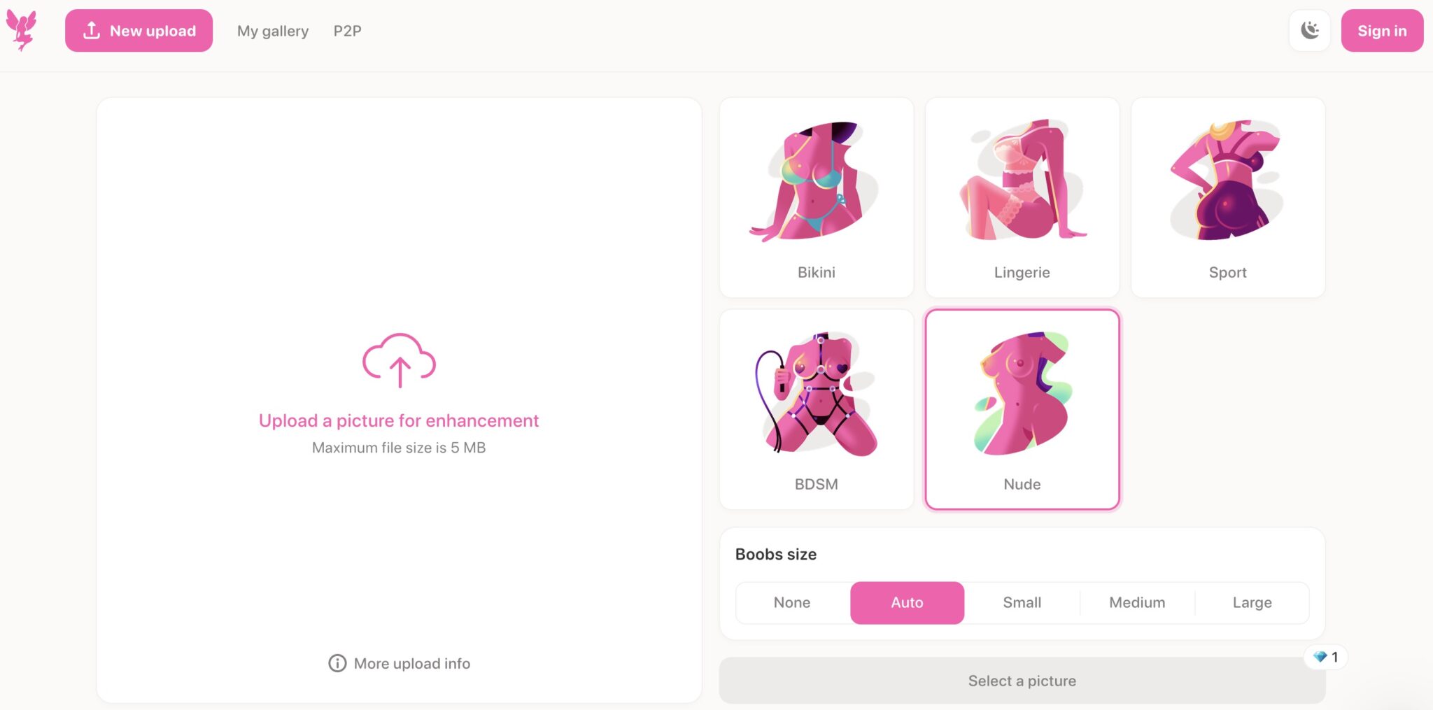 Nubee AI interface screenshot